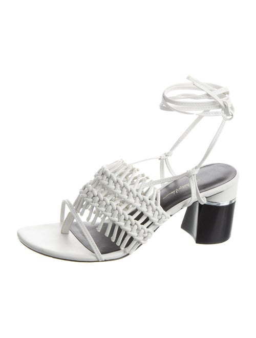3.1 Phillip Lim Leather Slingback Sandals