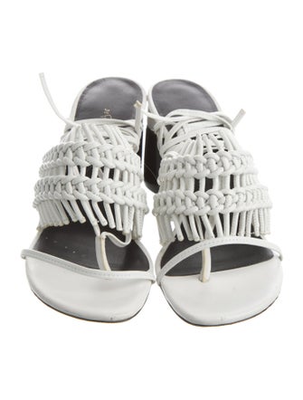 3.1 Phillip Lim Leather Slingback Sandals