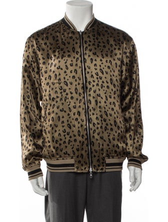 3.1 Phillip Lim Animal Print Bomber Jacket