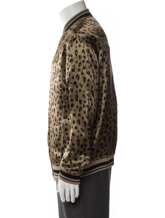 3.1 Phillip Lim Animal Print Bomber Jacket