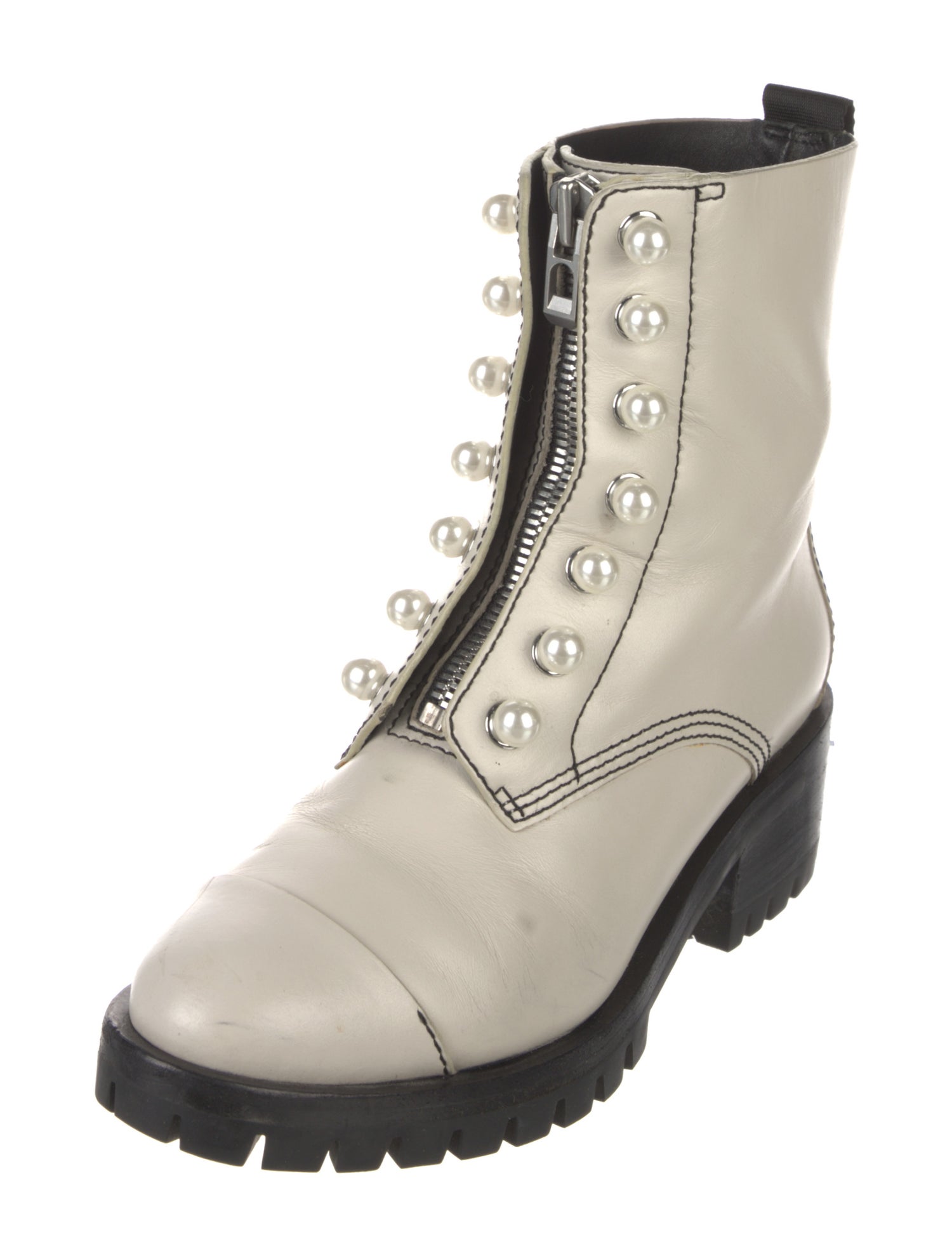3.1 Phillip Lim Leather Combat Boots