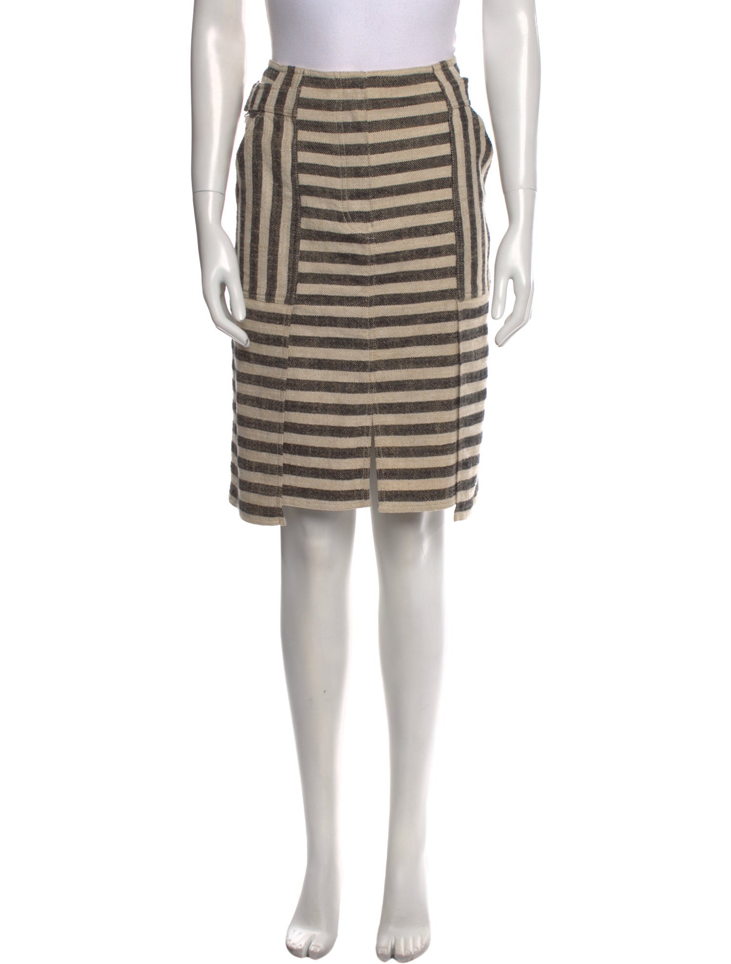 3.1 Phillip Lim Striped Knee-Length Skirt