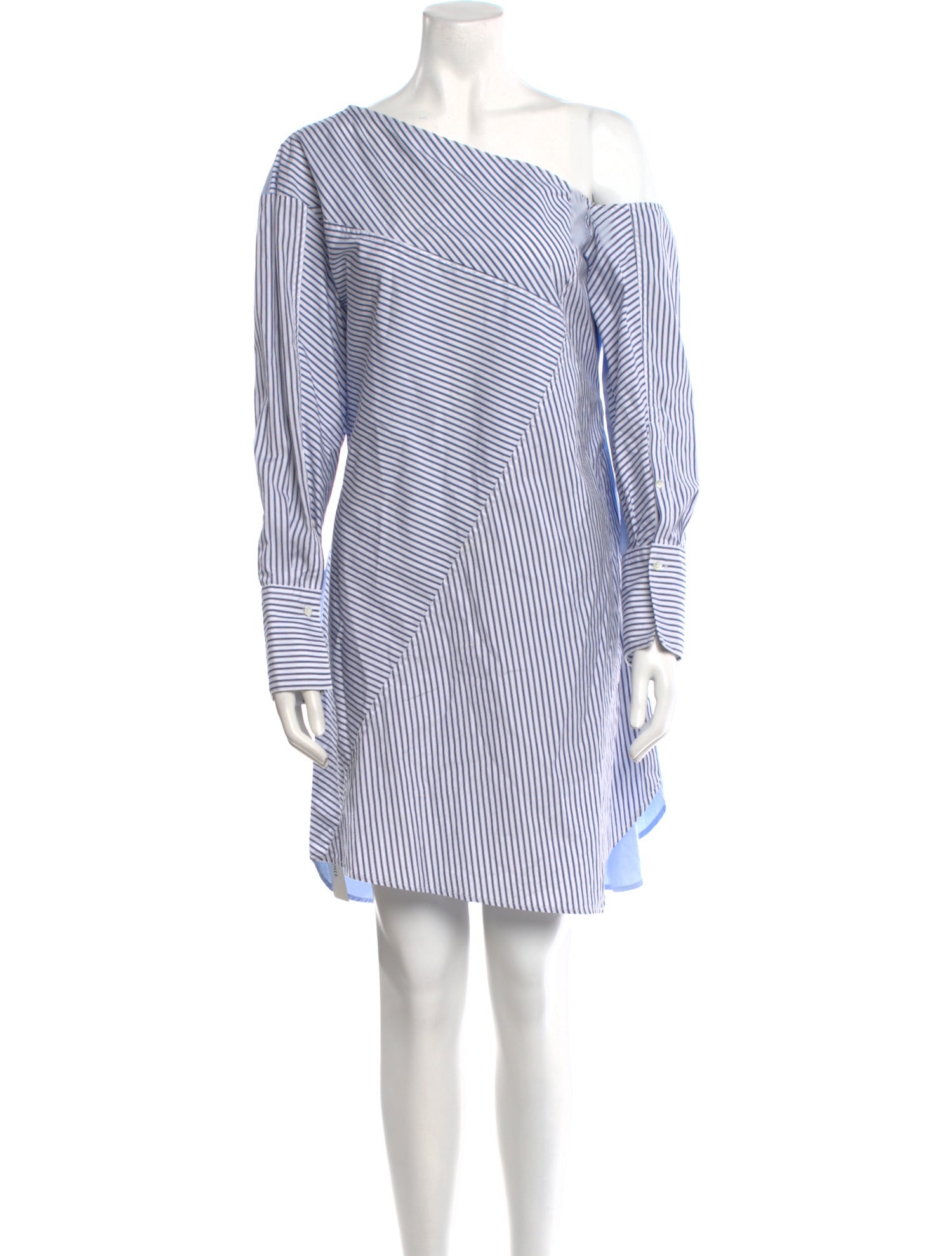 3.1 Phillip Lim Striped Knee-Length Dress