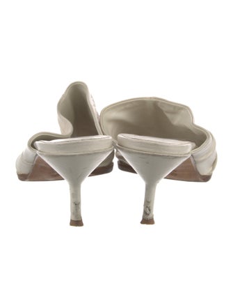 3.1 Phillip Lim Leather Pleated Accents Slides