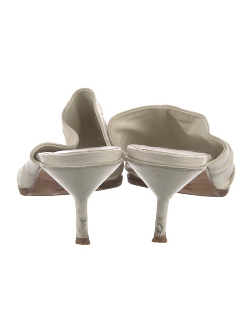 3.1 Phillip Lim Leather Pleated Accents Slides