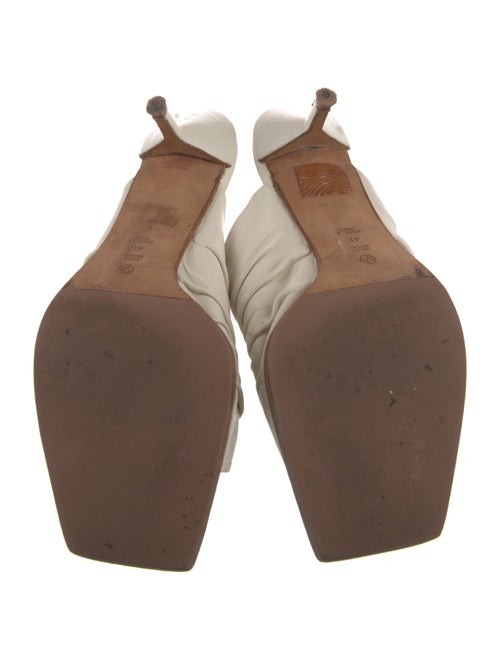 3.1 Phillip Lim Leather Pleated Accents Slides