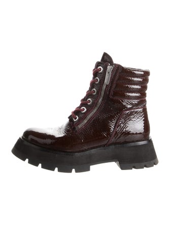 3.1 Phillip Lim Patent Leather Combat Boots