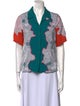 3.1 Phillip Lim Silk Printed Button-Up Top
