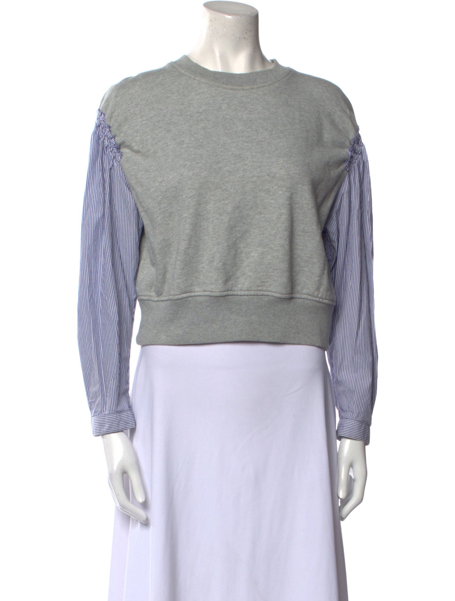 3.1 Phillip Lim Striped Crew Neck Sweatshirt