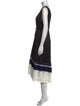 3.1 Phillip Lim Colorblock Pattern Midi Length Dress