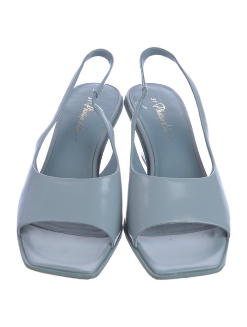 3.1 Phillip Lim Leather Slingback Sandals