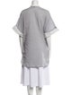 3.1 Phillip Lim Striped Mock Neck Tunic