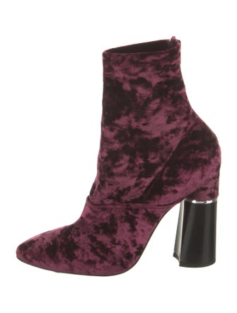 3.1 Phillip Lim Velvet Sock Boots