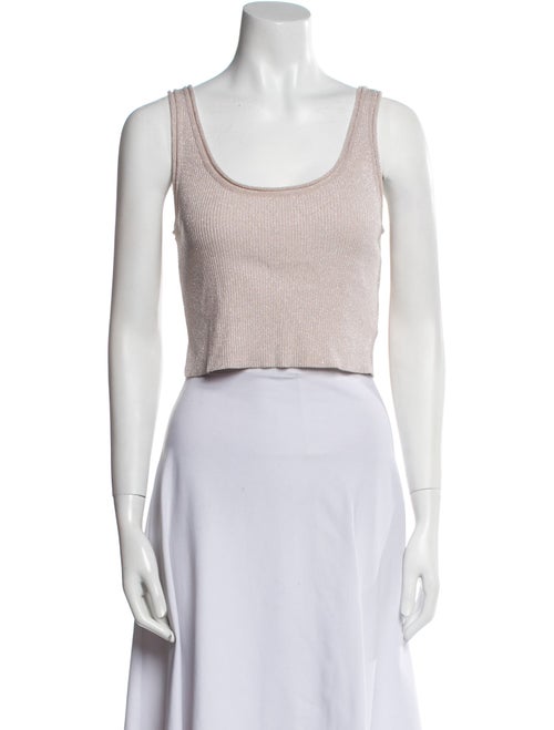 3.1 Phillip Lim Scoop Neck Sleeveless Crop Top