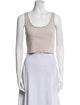 3.1 Phillip Lim Scoop Neck Sleeveless Crop Top