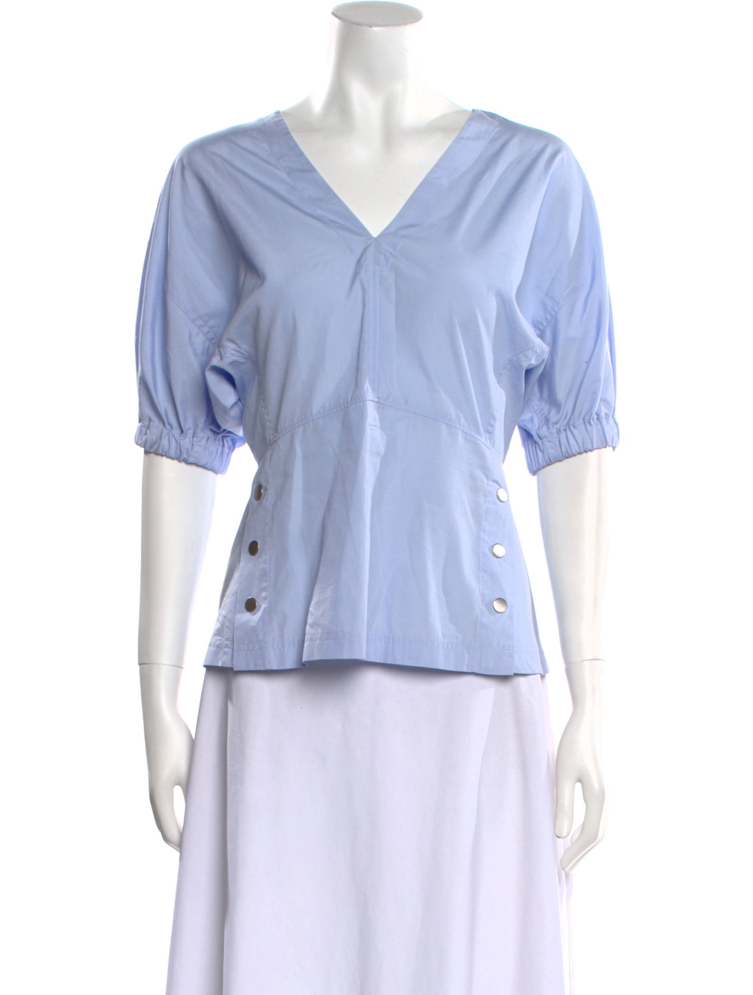 3.1 Phillip Lim V-Neck Short Sleeve Top