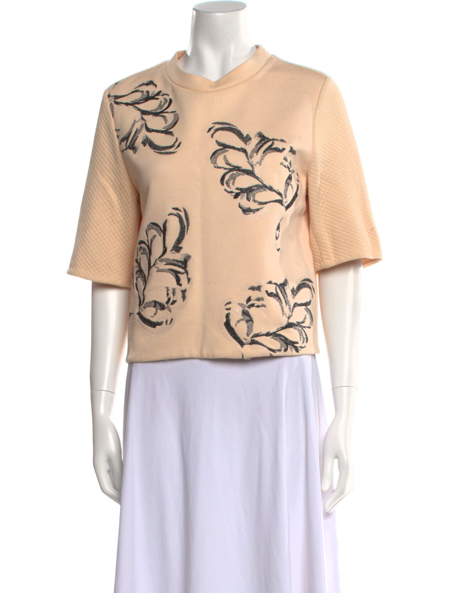 3.1 Phillip Lim Printed Mock Neck Sweatshirt