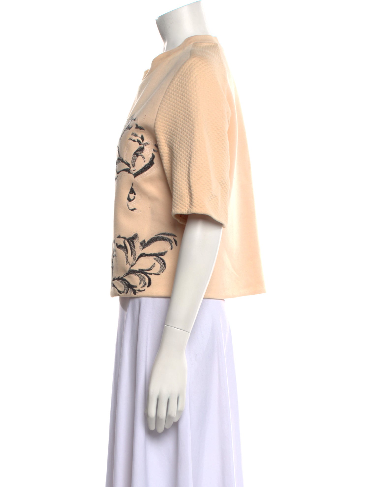 3.1 Phillip Lim Printed Mock Neck Sweatshirt