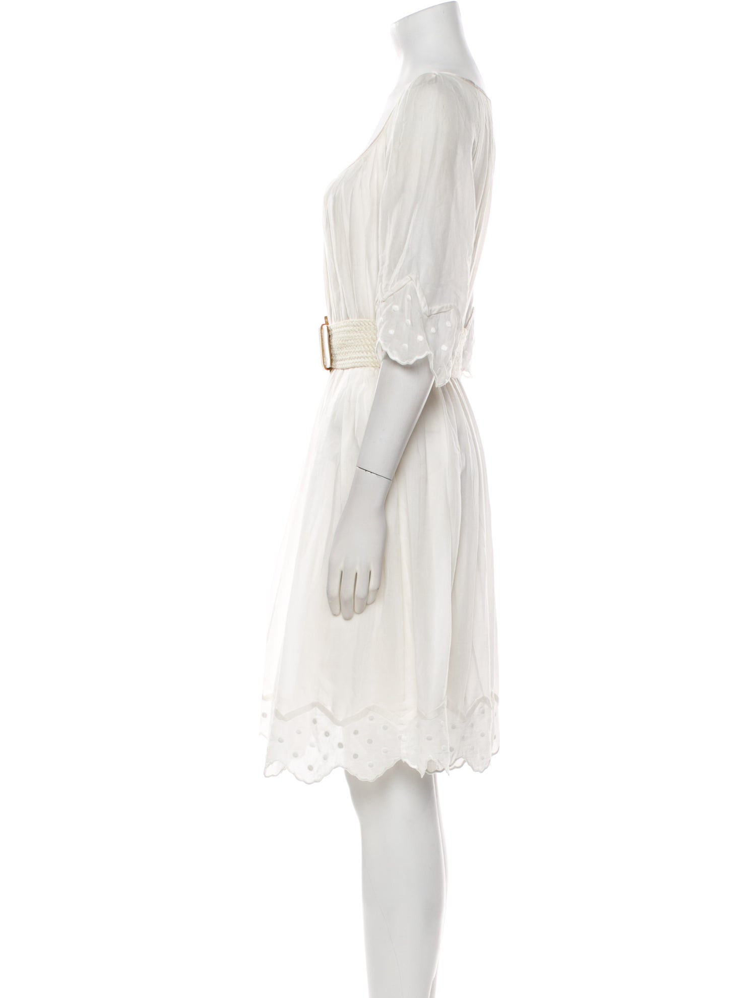 3.1 Phillip Lim Scoop Neck Mini Dress