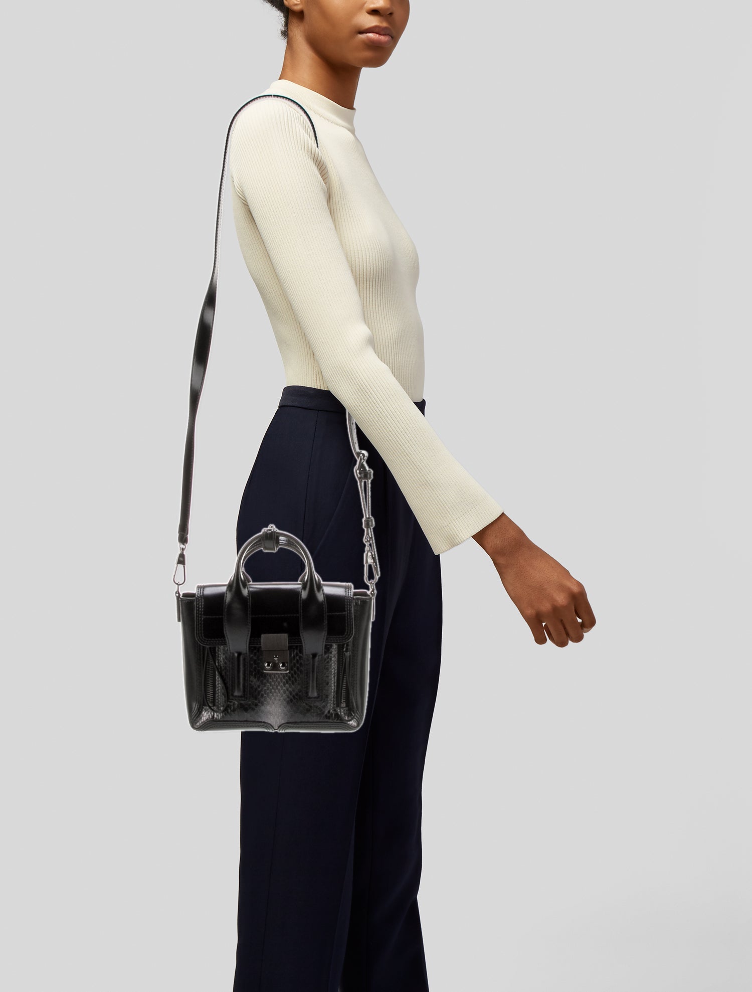 3.1 Phillip Lim Leather Top Handle Bag