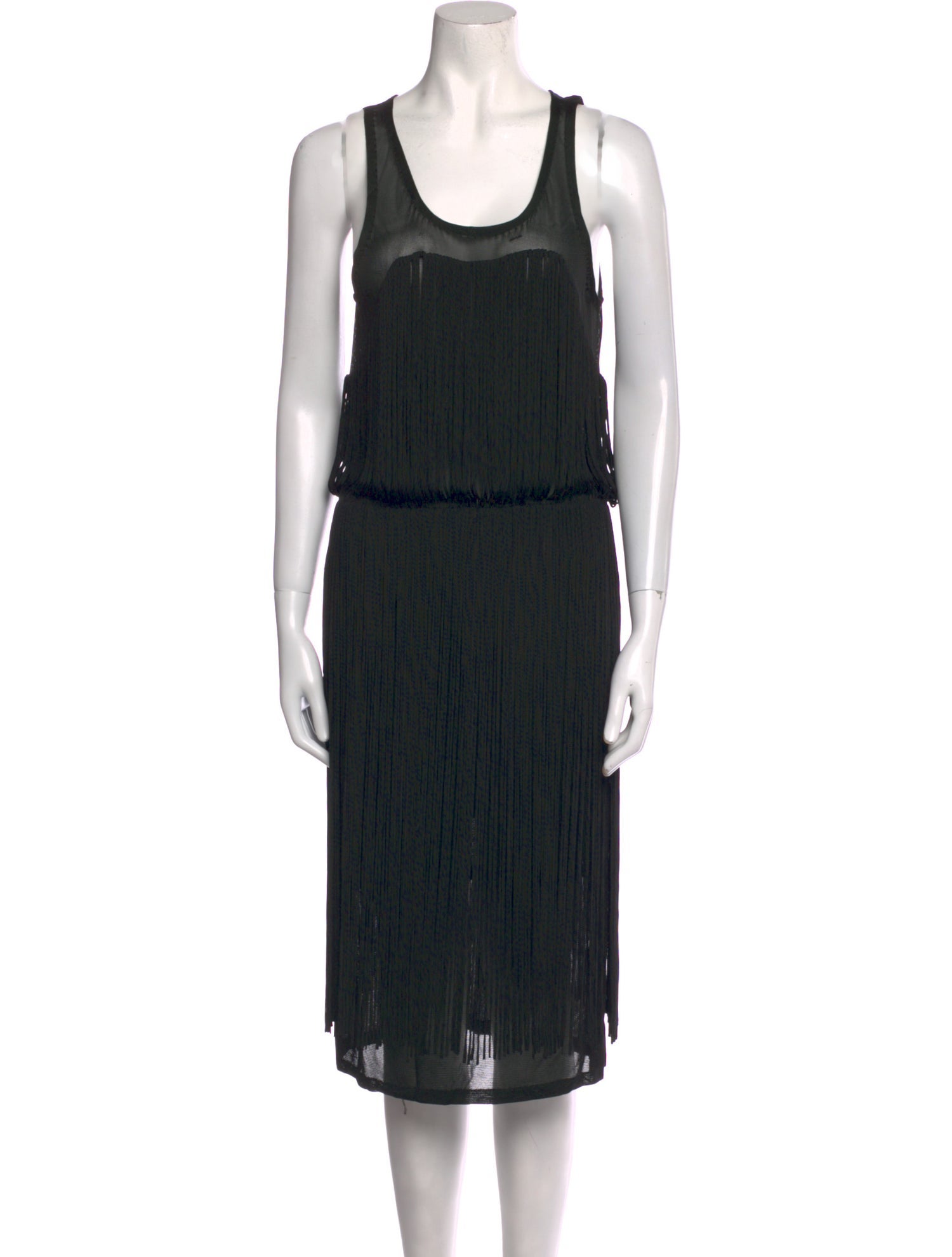 3.1 Phillip Lim Scoop Neck Midi Length Dress