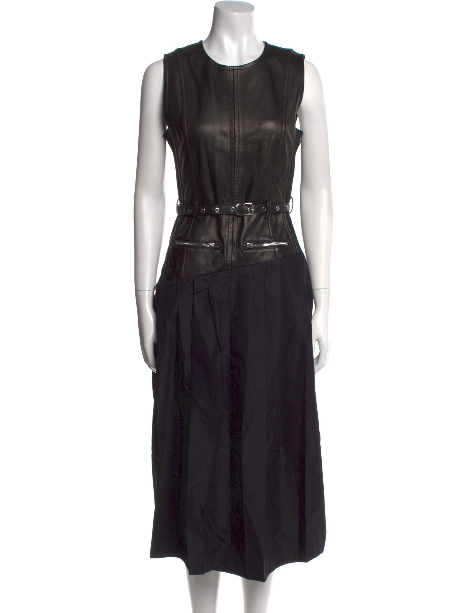 3.1 Phillip Lim Crew Neck Long Dress