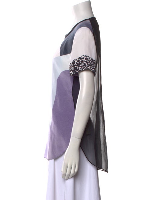 3.1 Phillip Lim Silk Printed T-Shirt