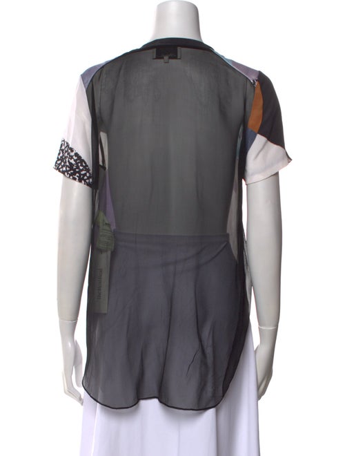 3.1 Phillip Lim Silk Printed T-Shirt