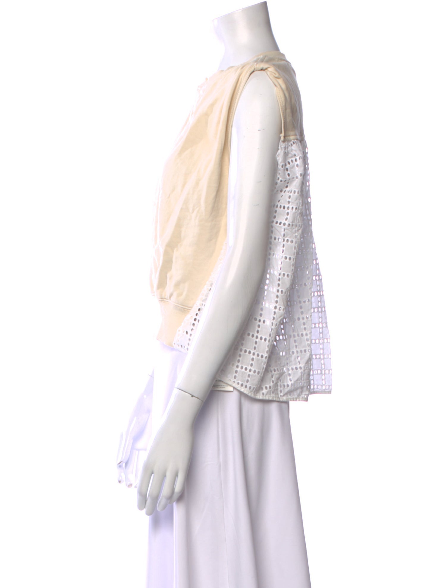 3.1 Phillip Lim V-Neck Sleeveless Crop Top