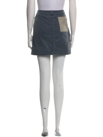 3.1 Phillip Lim Colorblock Pattern Mini Skirt