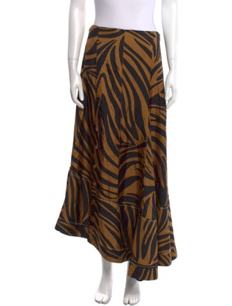 3.1 Phillip Lim Silk Midi Length Skirt