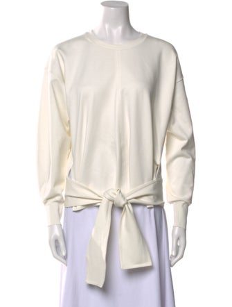 3.1 Phillip Lim Crew Neck Three-Quarter Sleeve Sweatshirt
