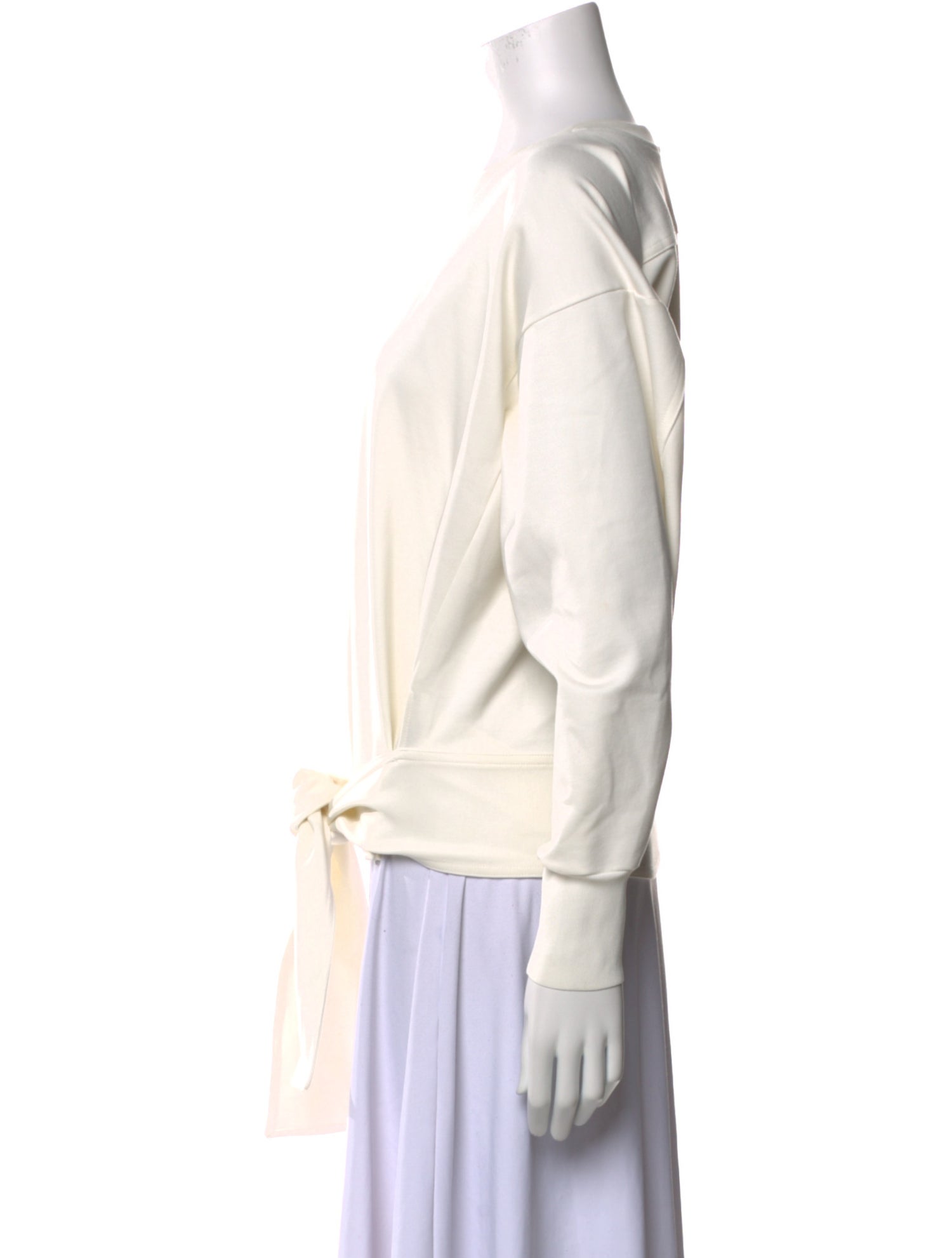 3.1 Phillip Lim Crew Neck Three-Quarter Sleeve Sweatshirt