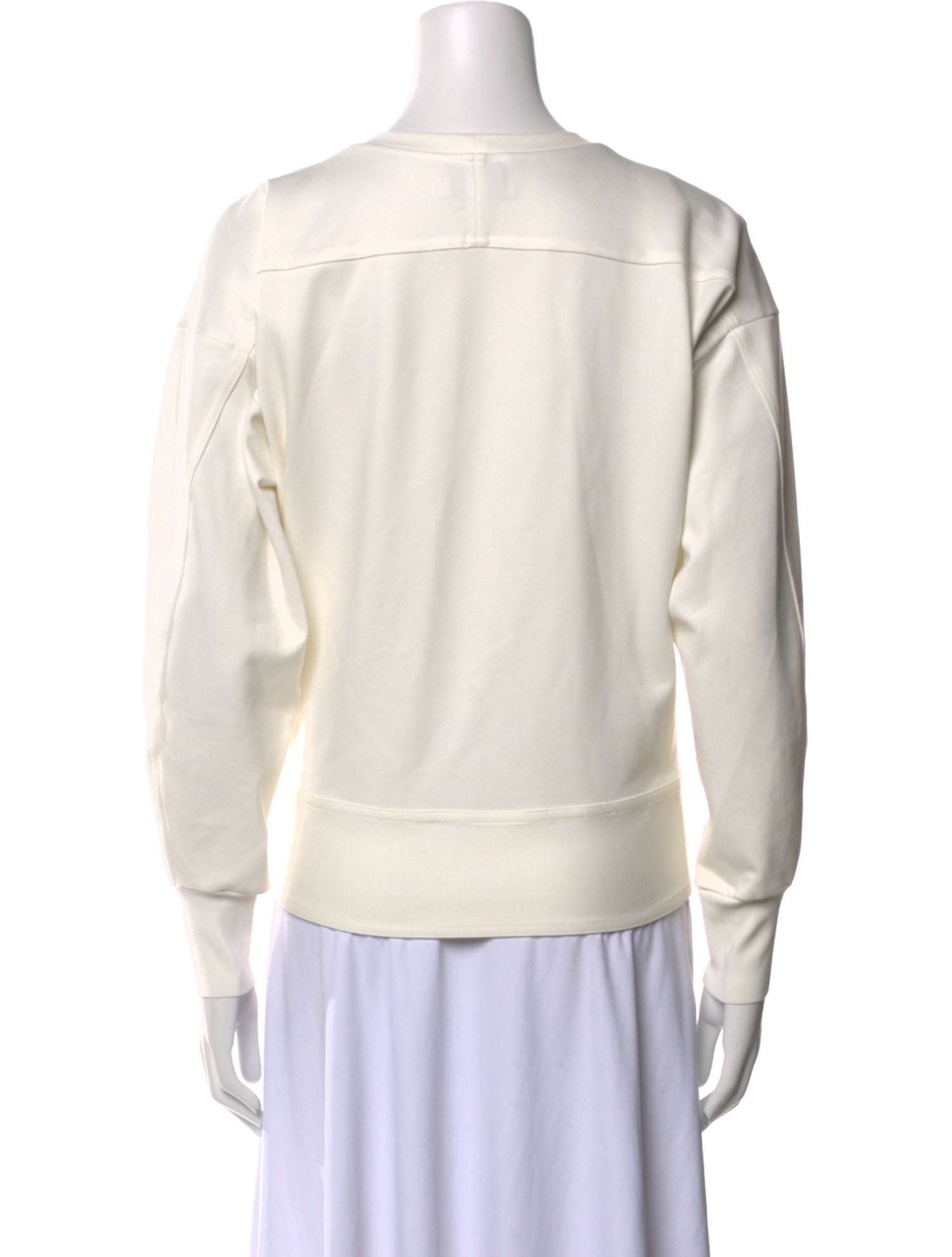 3.1 Phillip Lim Crew Neck Three-Quarter Sleeve Sweatshirt