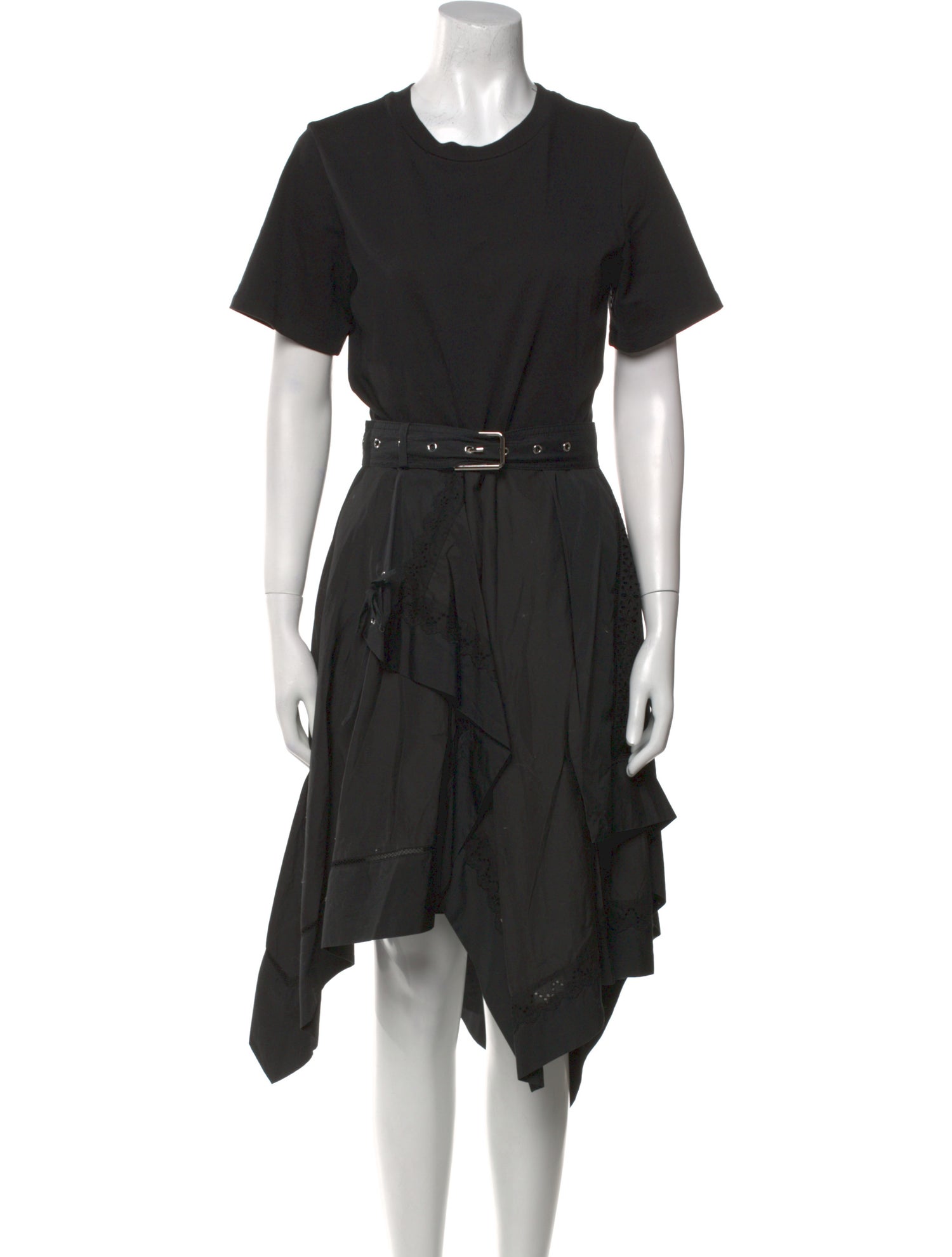 3.1 Phillip Lim Crew Neck Midi Length Dress