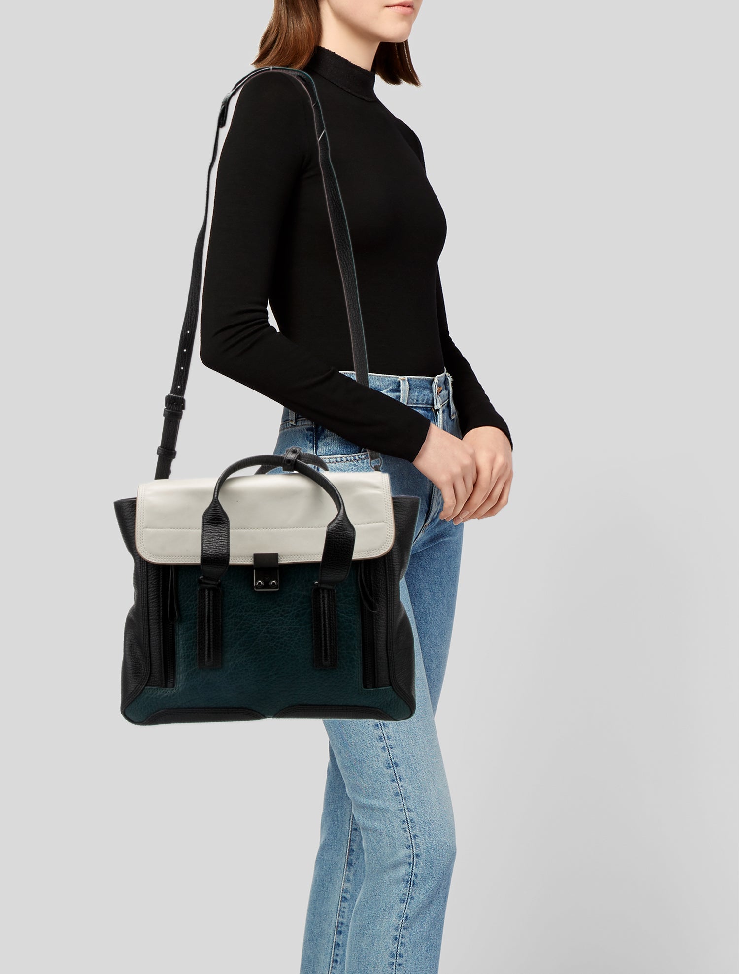 3.1 Phillip Lim Leather Top Handle Bag