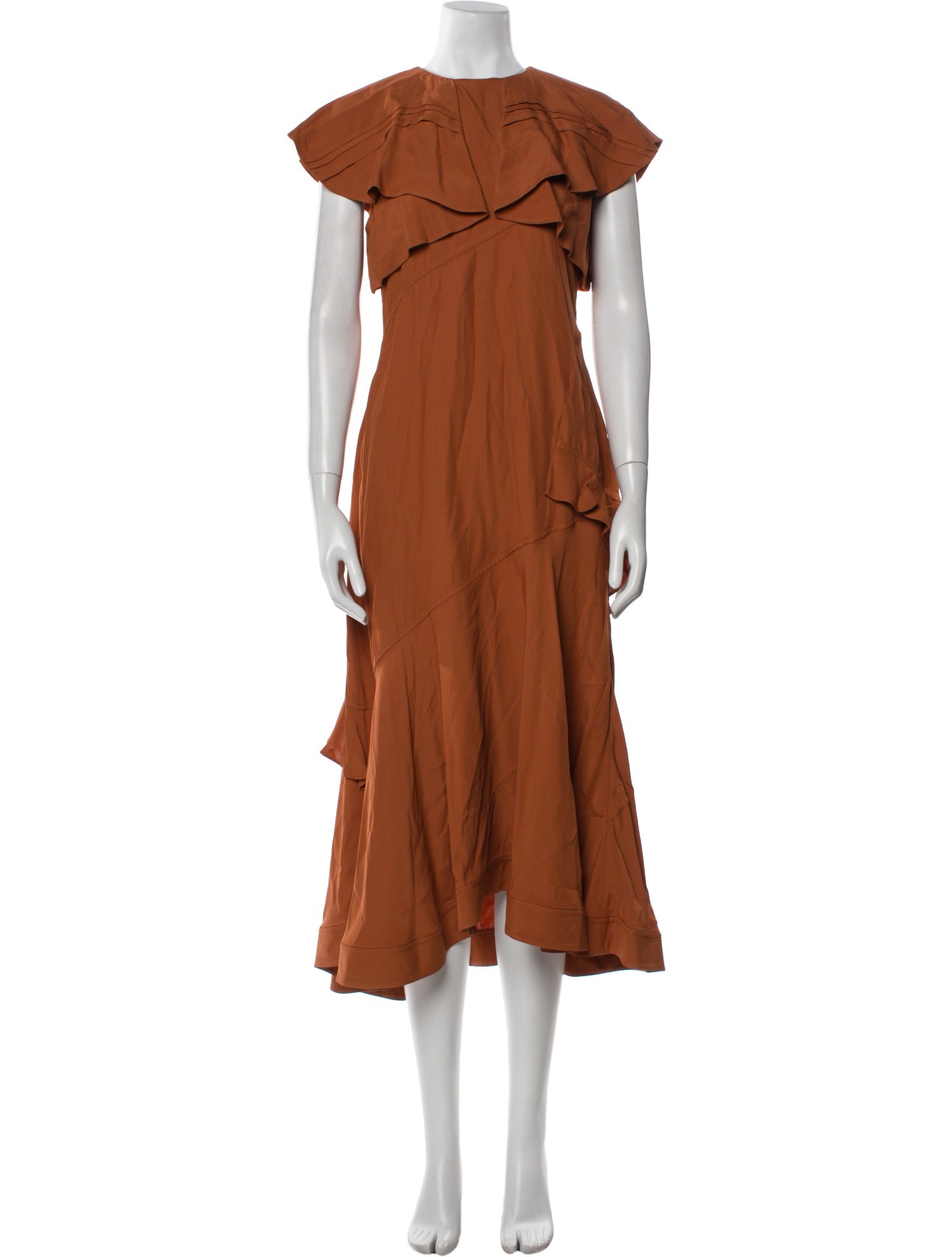 3.1 Phillip Lim Crew Neck Long Dress