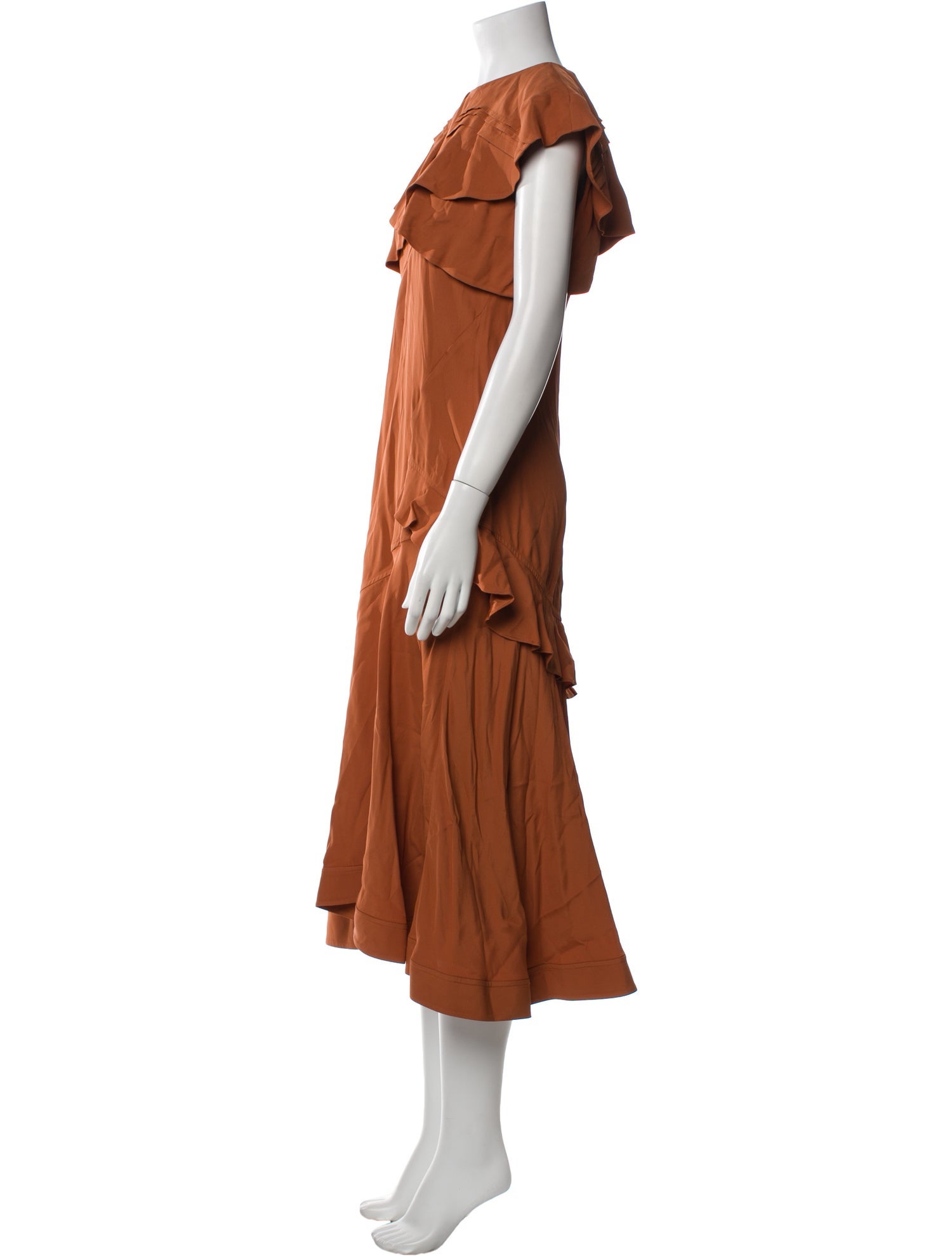 3.1 Phillip Lim Crew Neck Long Dress
