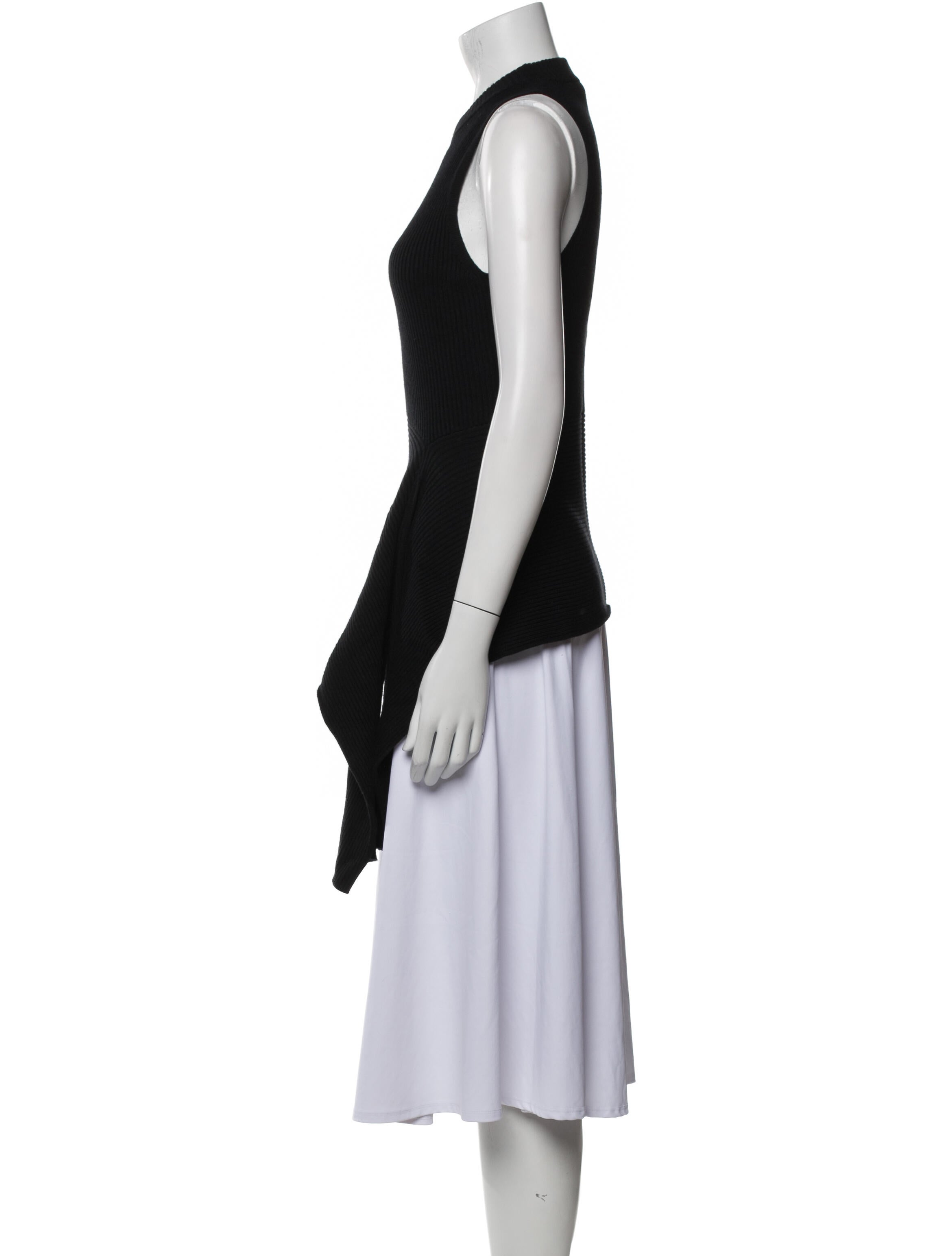 3.1 Phillip Lim Crew Neck Sleeveless Tunic