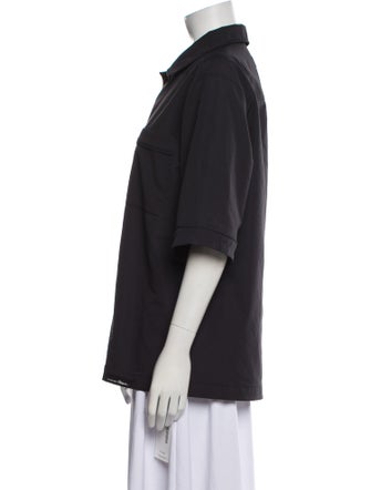 3.1 Phillip Lim Short Sleeve Button-Up Top