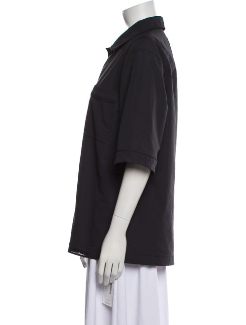 3.1 Phillip Lim Short Sleeve Button-Up Top