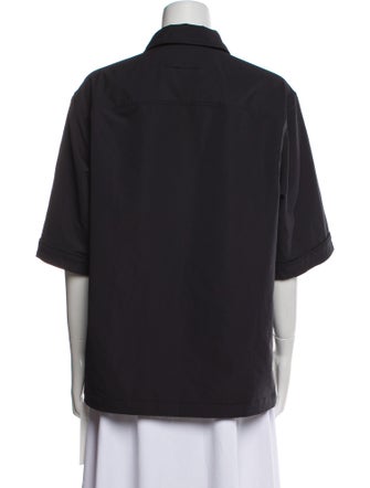 3.1 Phillip Lim Short Sleeve Button-Up Top