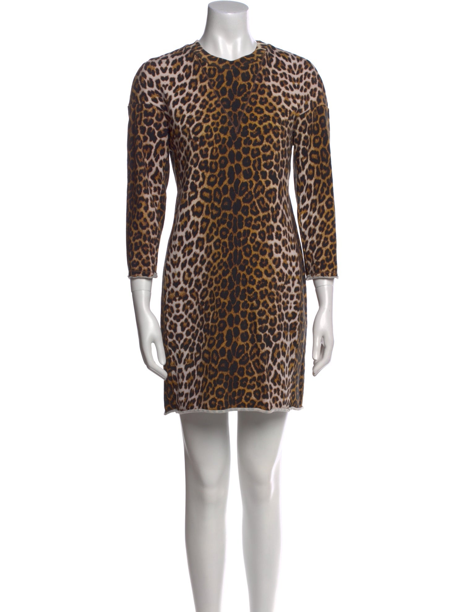 3.1 Phillip Lim Animal Print Mini Dress