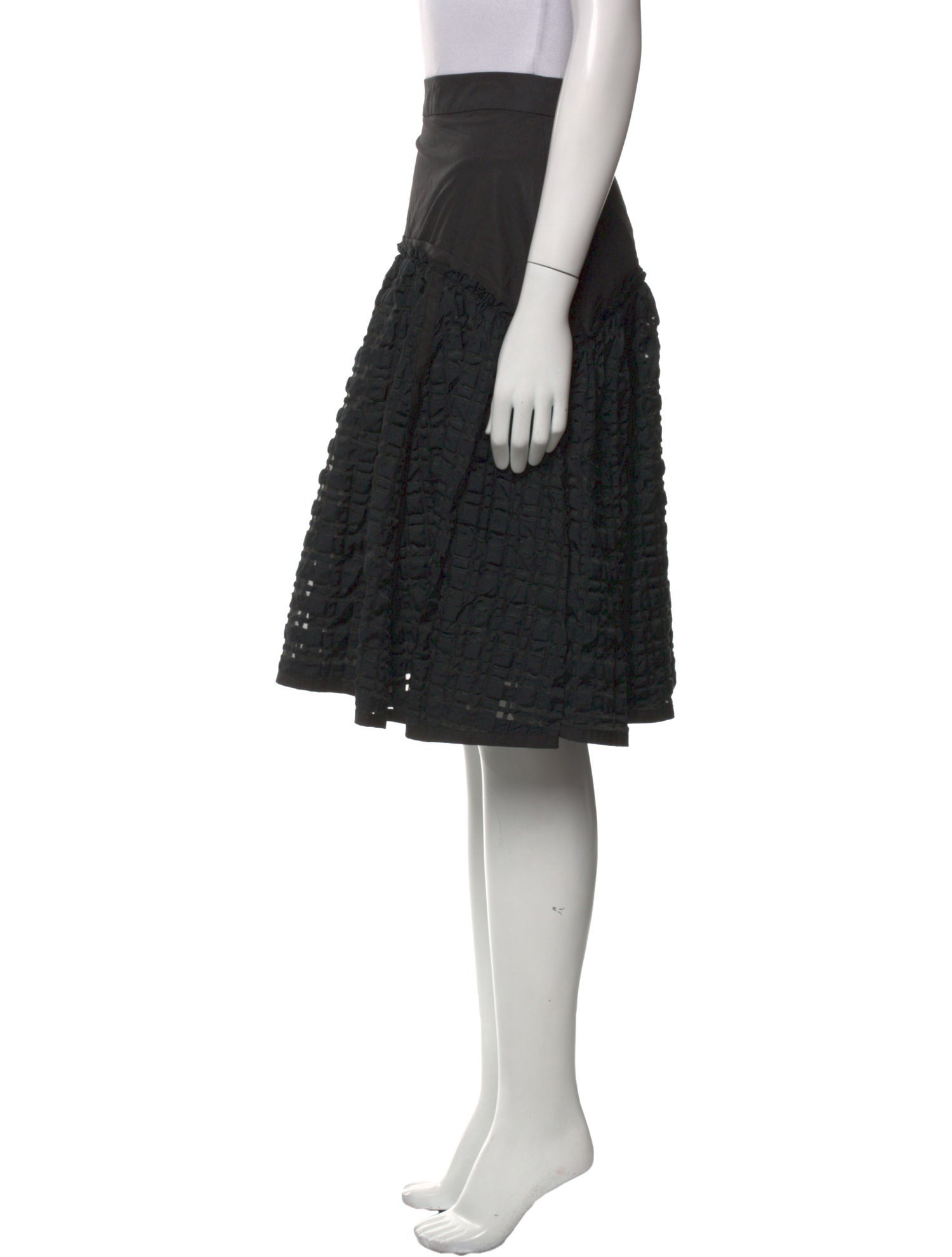 3.1 Phillip Lim Ruffle Embellishment Knee-Length Skirt