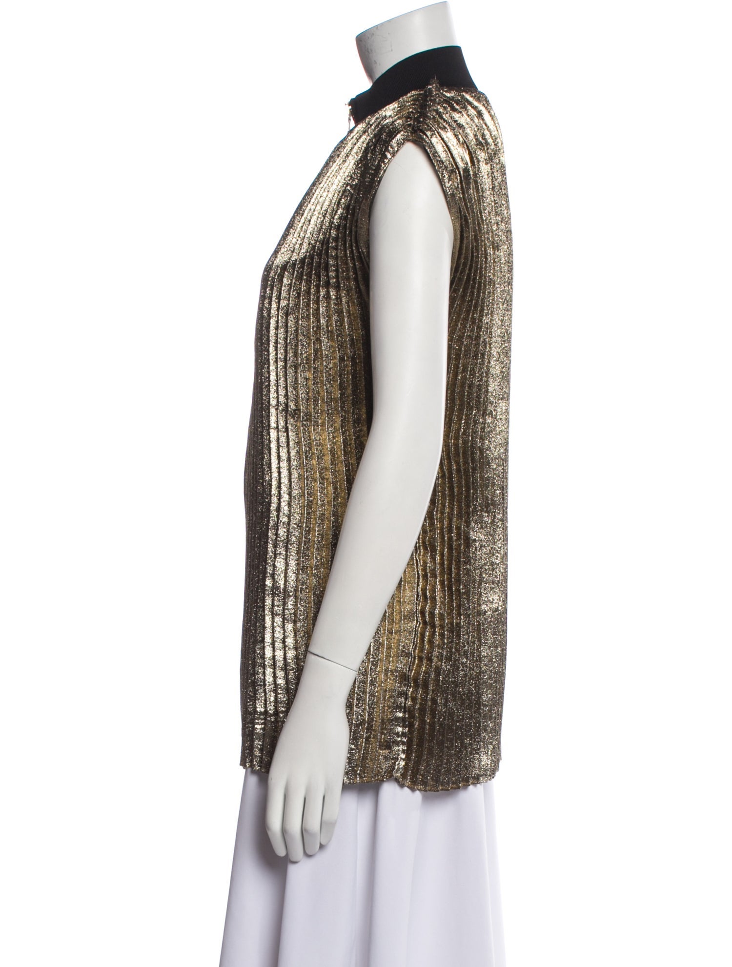 3.1 Phillip Lim Mock Neck Sleeveless Top