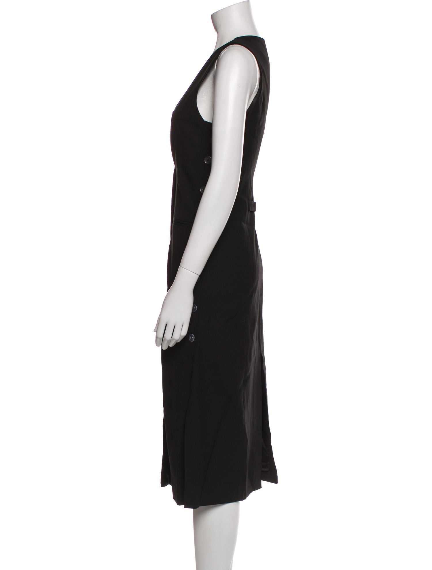 3.1 Phillip Lim V-Neck Midi Length Dress