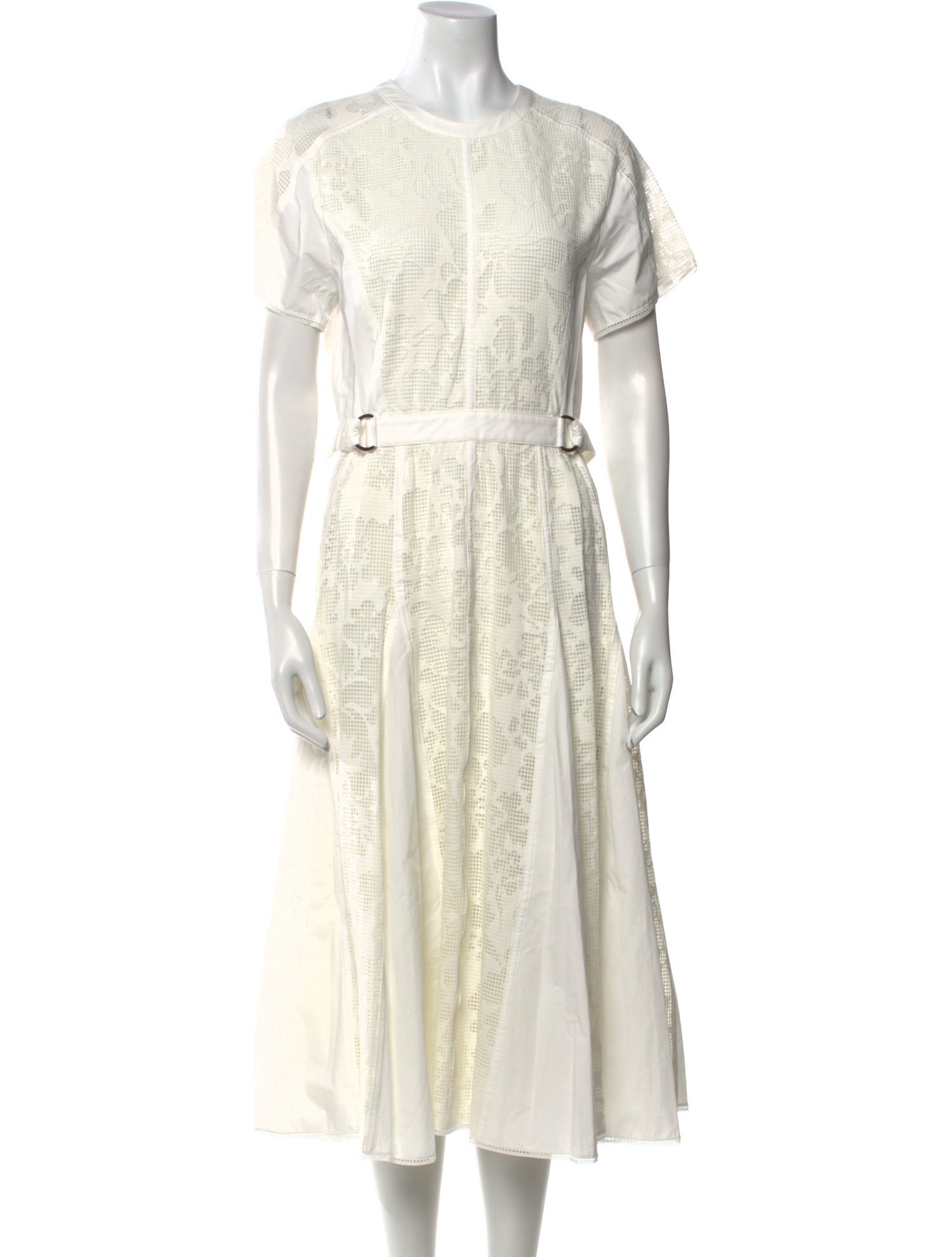 3.1 Phillip Lim Crew Neck Long Dress