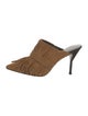 3.1 Phillip Lim Suede Fringe Trim Accent Mules