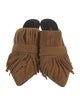 3.1 Phillip Lim Suede Fringe Trim Accent Mules