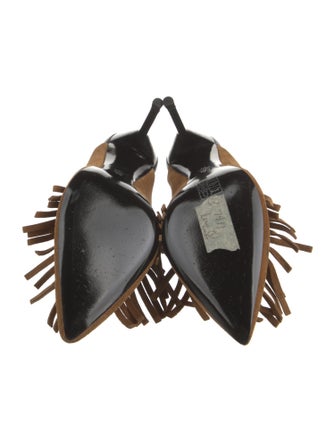 3.1 Phillip Lim Suede Fringe Trim Accent Mules